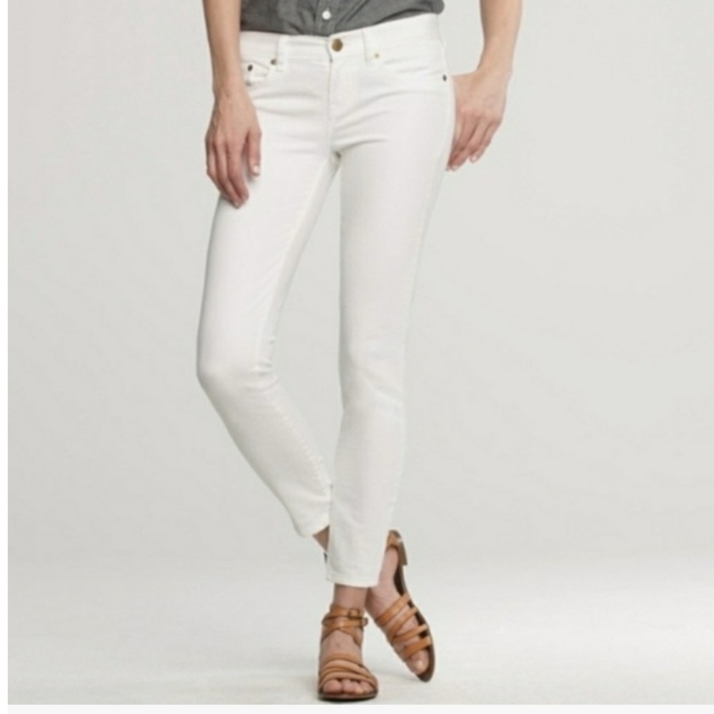 J. Crew Cream Toothpick Jeans for women size 26